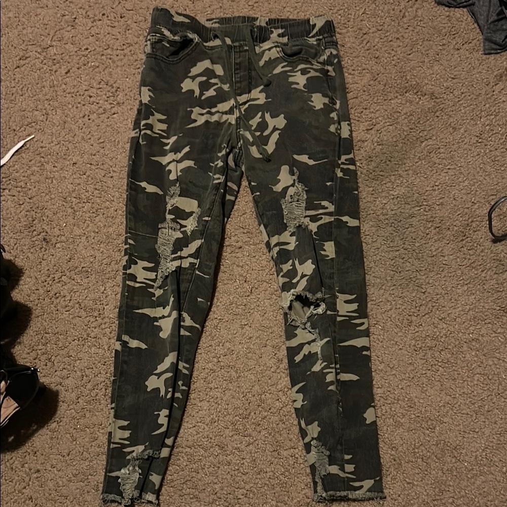 Camouflage Skinny Jeans
